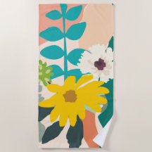 抽象芸術カラフル春花模様モダン