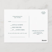 抽象芸術カラフル曲リクエストRSVPポストカード ポストカード (裏面)