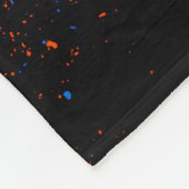 抽象芸術カラフル水絵画色の背景 フリースブランケット (角)