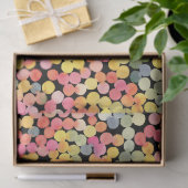 抽象芸術カラフル水色ドット 薄葉紙 (ギフト)