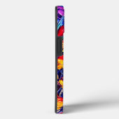 抽象芸術カラフル油彩画春の花 Case-Mate iPhoneケース (裏面 / 右)