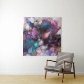 抽象芸術カラフル油、アク絵画リル春  タペストリー (インサイチュ)