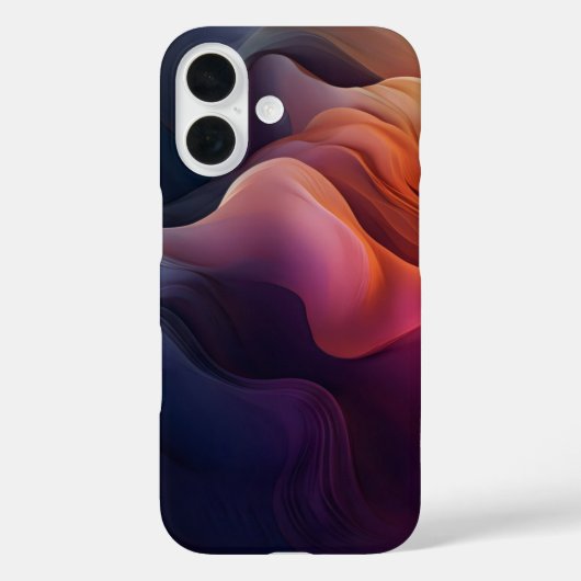 抽象芸術カラフル波 Case-Mate iPhoneケース (裏面)