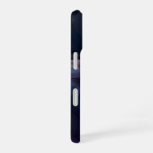 抽象芸術カラフル波 iPhone 16ケース (右側面)