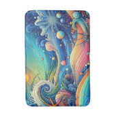 抽象芸術カラフル海海 バスマット (正面縦)