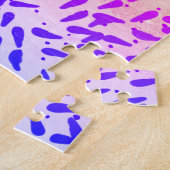 抽象芸術カラフル点 ジグソーパズル (側面)