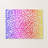 抽象芸術カラフル点 ジグソーパズル (横)