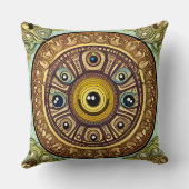 抽象芸術カラフル眼 クッション (裏面)