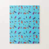 抽象芸術カラフル稲妻バグJigsawパズル ジグソーパズル (縦)