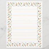 抽象芸術カラフル紅葉並み文房具 (正面)