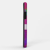 抽象芸術カラフル絞り染めモノグラム名 Case-Mate iPhoneケース (裏面/右)