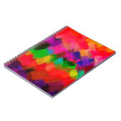 抽象芸術カラフル絵画の#2 ノートブック (左側)