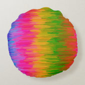 抽象芸術カラフル絵画の#36 ラウンドクッション (裏面)