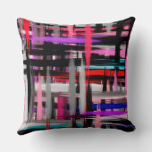 抽象芸術カラフル絵画の#3 クッション (裏面)