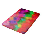 抽象芸術カラフル絵画の#3 バスマット (アングル)