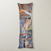 抽象芸術カラフル絵画の#3 ボディピロー (裏面 (縦))