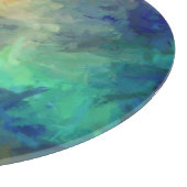 抽象芸術カラフル絵画の#5 カッティングボード (角)