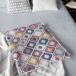 抽象芸術カラフル継ぎ目なしパターン フリースブランケット