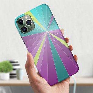 抽象芸術カラフル線鮮やか幾何ファンキー線 iPhone 11 PROケース
