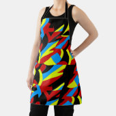 抽象芸術カラフル美術家 エプロン (インサイチュ)