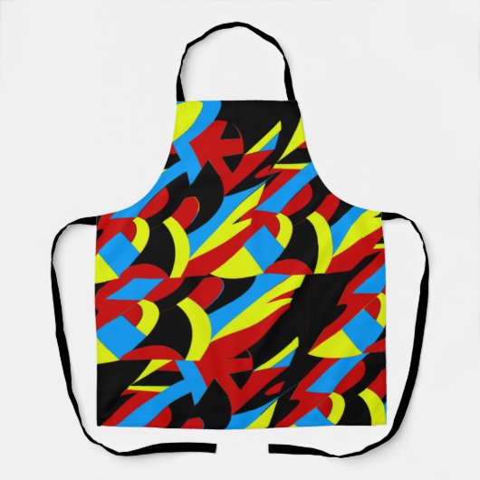 抽象芸術カラフル美術家 エプロン (正面)