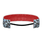 抽象芸術カラフル花柄アスレティックヘッドバンド アスレチックヘッドバンド (裏面)