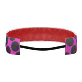 抽象芸術カラフル花柄 アスレチックヘッドバンド (裏面)