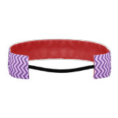 抽象芸術カラフル花柄 アスレチックヘッドバンド (裏面)