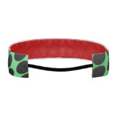 抽象芸術カラフル花柄 アスレチックヘッドバンド (裏面)