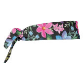 抽象芸術カラフル花柄 タイヘッドバンド (回転270)