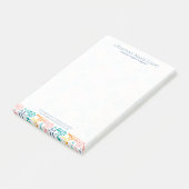 抽象芸術カラフル花模様 ポストイット (アングル)