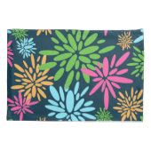 抽象芸術カラフル花火枕 枕カバー (裏面)