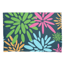 抽象芸術カラフル花火枕 枕カバー