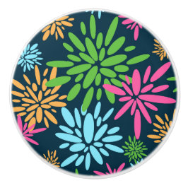 抽象芸術カラフル花火花セラミックプル セラミックノブ