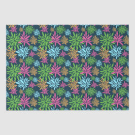 抽象芸術カラフル花火花ティッシュペーパー 薄葉紙