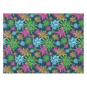 抽象芸術カラフル花火花テーブルクロス テーブルクロス (正面(横))