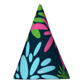 抽象芸術カラフル花火花パーティー帽子 パーティーハット (右)