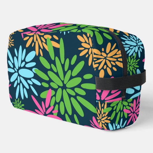 抽象芸術カラフル花火花プリントカットソー ドップキット (左コーナー)