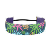 抽象芸術カラフル花火花ヘッドバンド アスレチックヘッドバンド (正面)