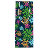 抽象芸術カラフル花火花抱き枕 ワインギフトバッグ (裏面)