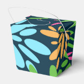 抽象芸術カラフル花火花火花火花火入れ箱 フェイバーボックス (裏面サイド)