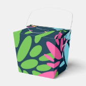 抽象芸術カラフル花火花火花火花火入れ箱 フェイバーボックス (正面サイド)