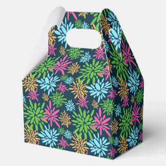 抽象芸術カラフル花火花火花火花火入れ箱 フェイバーボックス