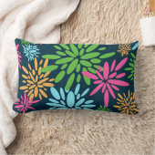 抽象芸術カラフル花火花装飾用クッション ランバークッション (ブランケット)