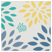 抽象芸術カラフル花継目パターン ファブリック (見本)