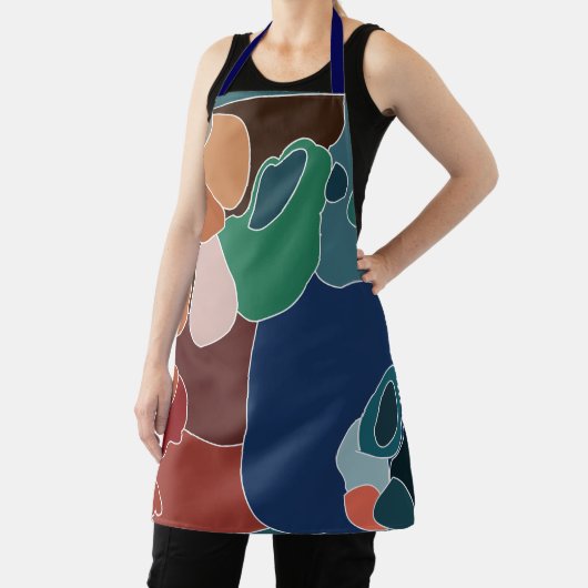 抽象芸術カラフル芸術的アート作家 エプロン (インサイチュ)