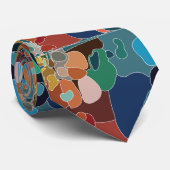 抽象芸術カラフル芸術的アート ネクタイ (ロール)