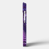抽象芸術カラフル薄紫とバイオレット緩和曲線パターン Case-Mate iPhoneケース (裏面 / 左)
