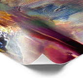 抽象芸術カラフル表現主義キャットアートプリント» フォトプリント            (角)