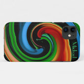 抽象芸術カラフル顔iPhone 5ケース Case-Mate iPhoneケース (裏面(横))